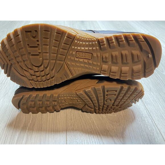 5.11 Tactical Boots Pursuit Chukka Distressed Brown Leather Women 6.5 Men 5 Hike - Picture 9 of 11